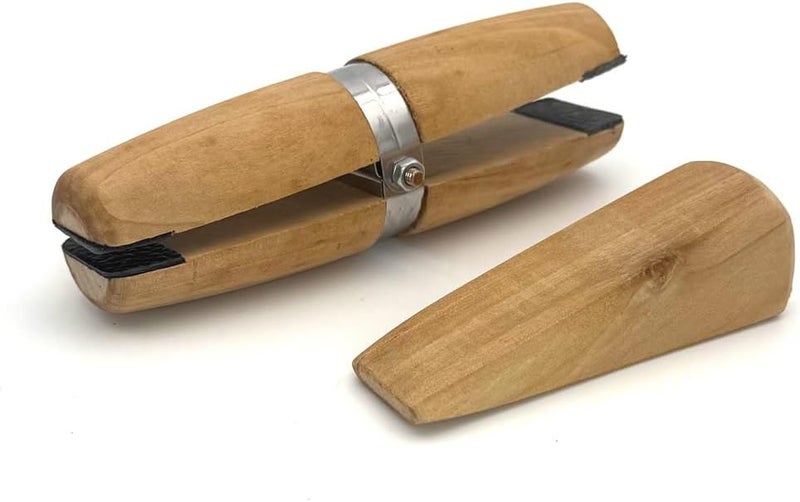 TUNQISM Wooden Ring Clips, Wooden Fixing Clips for Jewelry Ring Repair, Professional Jewelry Workbench, Used for Ring polishing, Welding, Engraving and Fixing - Image 1